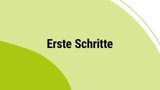 Erste Schritte in unserem Shop