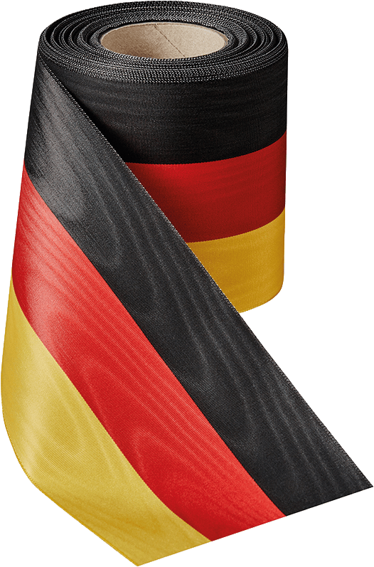 Nationalbänder für die Kranzbandgestaltung