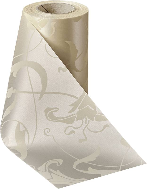 Kranzband Super-Satin Allover mit dekorativem Muster